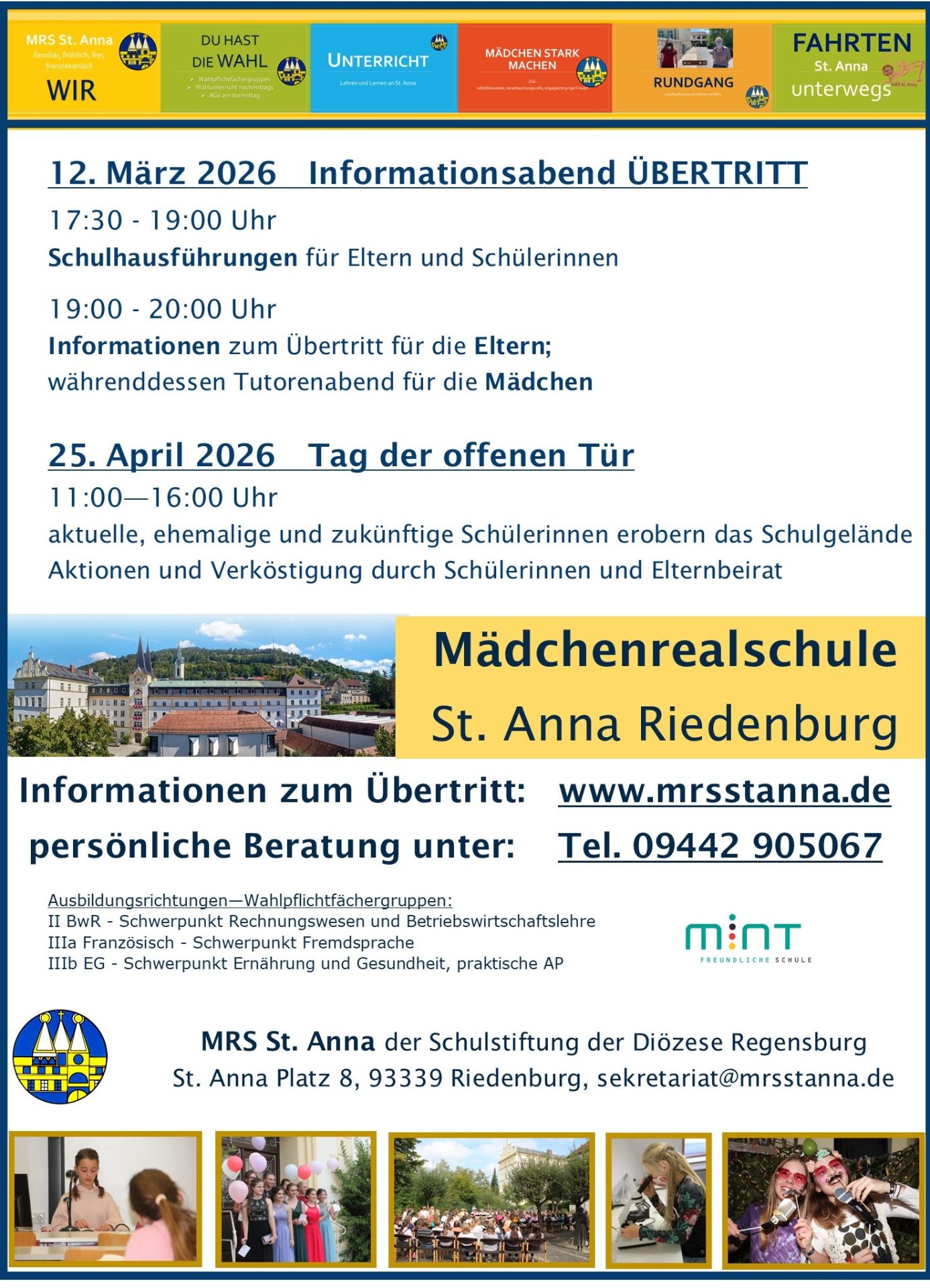 Infos Übertritt